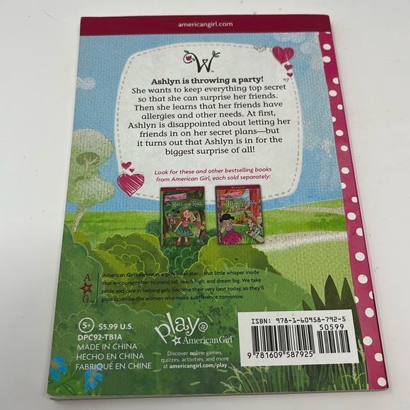 3/$15 AMERICAN GIRL: Ashlyn's Unsurprise Party - Wellie Wishers - Picture 2 of 5